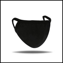 Load image into Gallery viewer, Black Cotton Face Mask by Sanito
