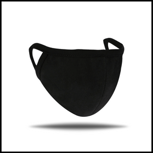 Black Cotton Face Mask by Sanito